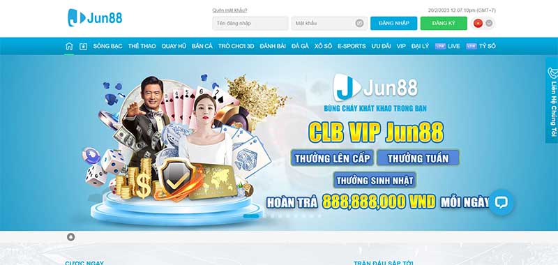 Nhà cái Jun88 thương hiệu cá cược trực tuyến uy tín hàng đầu