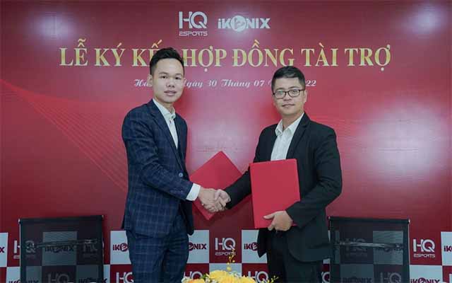 Lễ ký kết hợp đồng của công ty iKonix và tổ chức HQ Esports